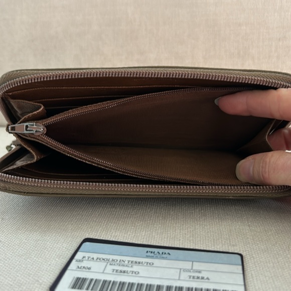 PRADA WALLET Nylon Zip Around - Picture 11 of 15